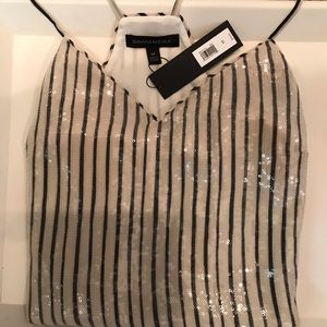 🆕 Banana Republic lined striped cami/ gorgeous 🖤